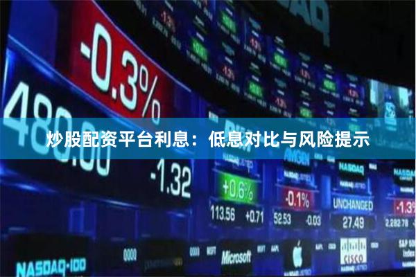 炒股配资平台利息：低息对比与风险提示